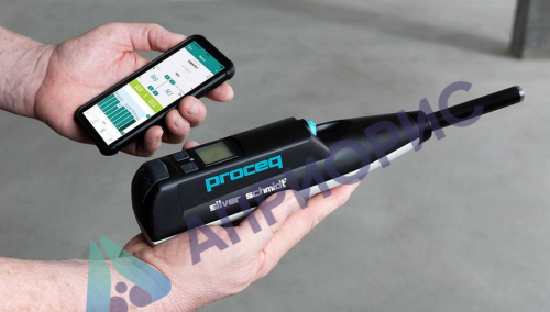 silver schmidt live тип n молоток для контроля бетона