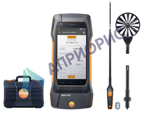 Комплект Testo 400 для вентиляции с зондом-крыльчаткой 16 мм