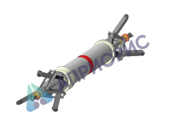 Внутритрубная тележка для труб Ø 159 ÷ 820 мм зонтичного типа в футляре