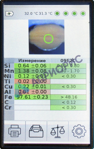 ЛИС-01 портативный лазерный анализатор металлов