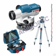 Комплект оптический нивелир Bosch GOL 26D штатив  рейка - 3 в 1