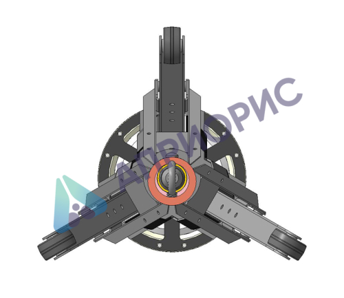 Внутритрубная тележка для труб Ø 159 ÷ 820 мм зонтичного типа в футляре