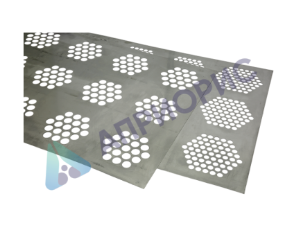 Калибровка сита лабораторного комплект 12/38 с квадратной ячейкой для песка